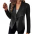 Women's Autumn Outerwear Casual Plain Long Sleeve Jacket