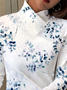 Women's Long Sleeve Blouse Spring/Fall Leaf Daily Going Out Casual Top