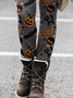 Women's Casual Halloween Jersey All Season Long Leggings