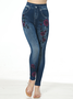 Women's Casual Floral All Season Ankle Pants Leggings