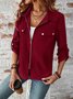 Women's Autumn Outerwear Casual Zipper Plain Long Sleeve Jacket