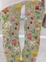 Women's Vintage Floral Jersey All Season Printing Long Leggings