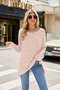 Women's Long Sleeve Tee T-shirt Spring/Fall Plain Crew Neck Daily Going Out Casual Top