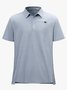 Men's Structural Lapel Short Sleeve Polo Shirt