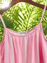 Sleeveless Crew Neck Tops