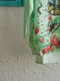 JFN Khaki Floral Vintage Tops