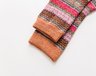 Casual Vintage Christmas Warm Red Knitted Striped High-Elastic Socks