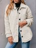 Fleece Cashmere Long Sleeve Trench Women Winter Coats Jacket