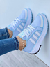 JFN Classic Platform Lace-Up Canvas Sneakers