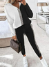 Loose Geometric Two-Piece Set