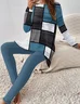 Women's Jersey Geometric Daily Going Out Two Piece Set Long Sleeve Casual Spring/Fall Top With Pants Matching Set