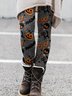 Women's Casual Halloween Jersey All Season Long Leggings