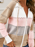 Women's Casual Winter Striped Wool/Knitting Cardigan