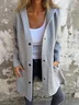 Women's Spring/Fall Outerwear Casual Plain Shawl Jacket